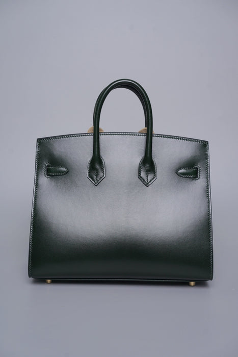 Hermes Birkin 25 Sellier in Vert Fonce Box Ghw (Brand New)