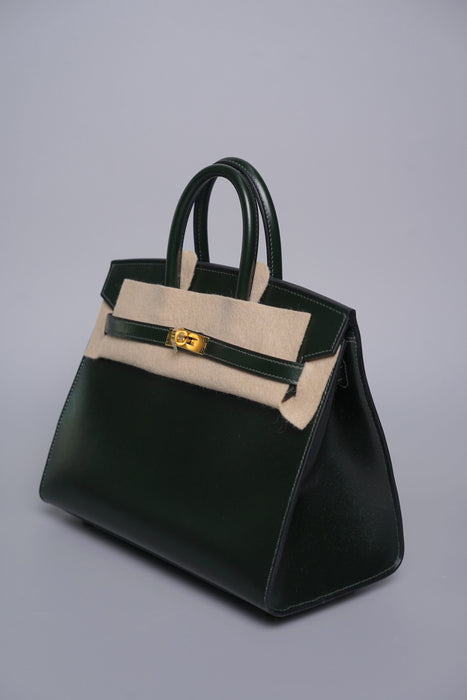 Hermes Birkin 25 Sellier in Vert Fonce Box Ghw (Brand New)