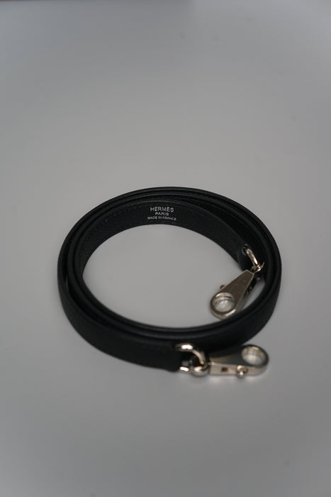 Hermes Kelly 25 Sellier in Noir Phw