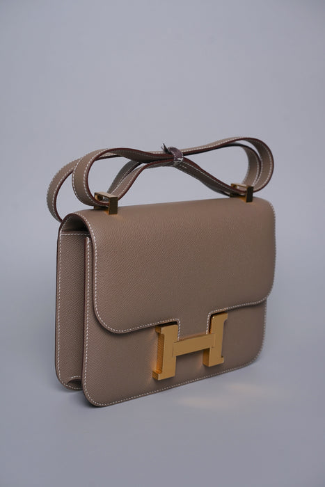 Hermes Constance 24-1 in Etoupe Ghw (Brand New)