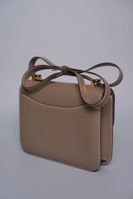 Hermes Constance 24-1 in Etoupe Ghw (Brand New)