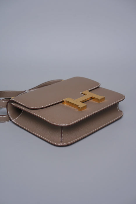 Hermes Constance 24-1 in Etoupe Ghw (Brand New)