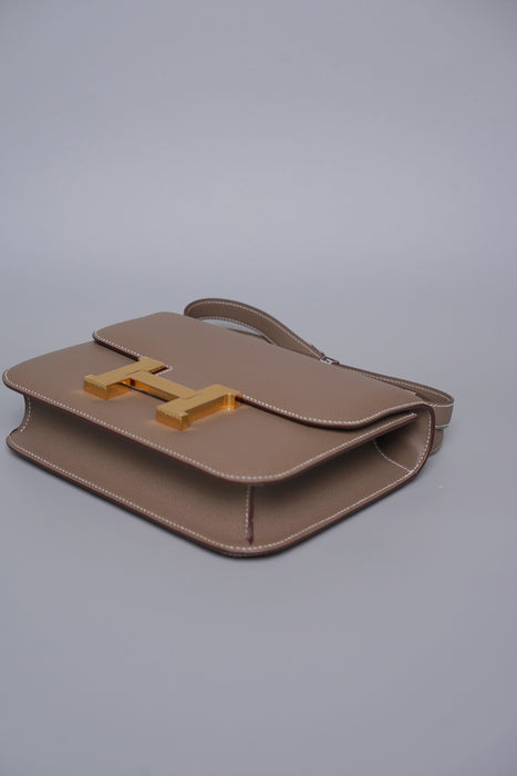 Hermes Constance 24-1 in Etoupe Ghw (Brand New)