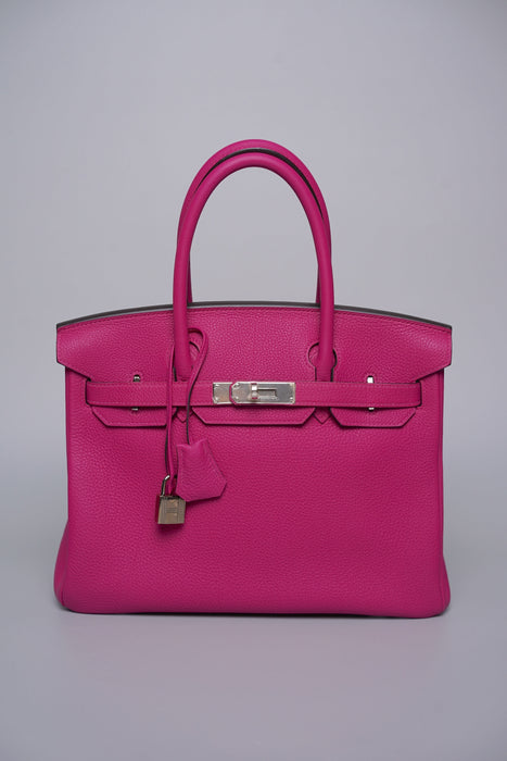 Hermes Birkin 30 in Rose Pourpre Epsom Phw