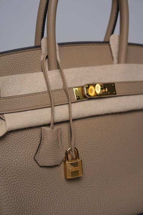 Hermes Birkin 30 in Beige Marfa Togo Ghw (Brand New)