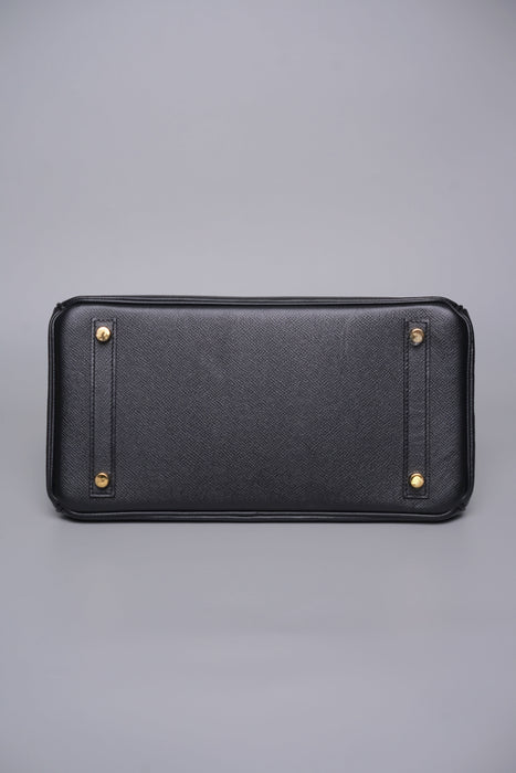 Hermes Birkin 30 in Noir Togo Ghw
