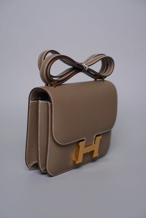 Hermes Constance 18 in Etoupe Epsom Ghw (Brand New)