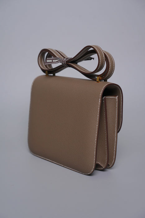 Hermes Constance 18 in Etoupe Epsom Ghw (Brand New)