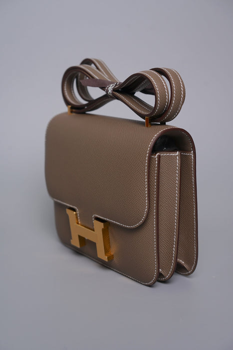 Hermes Constance 18 in Etoupe Epsom Ghw (Brand New)