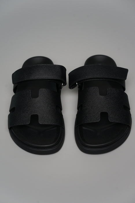 Hermes Chypre Sandal in Noir Size 42 (Brand New)