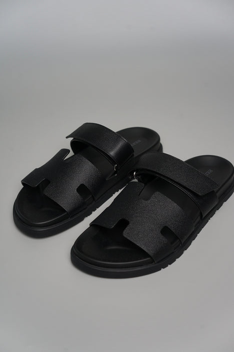 Hermes Chypre Sandal in Noir Size 42 (Brand New)