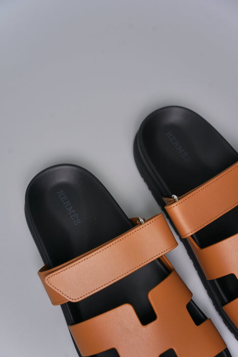 Hermes Chypre Sandal in Tan Size 36 (Brand New)