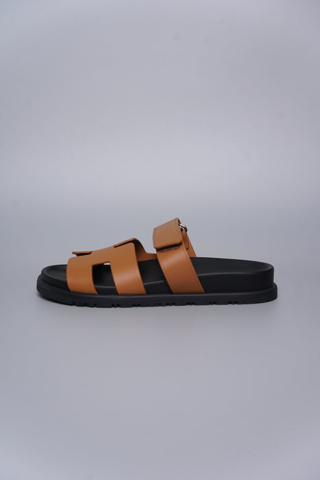 Hermes Chypre Sandal in Tan Size 36 (Brand New)