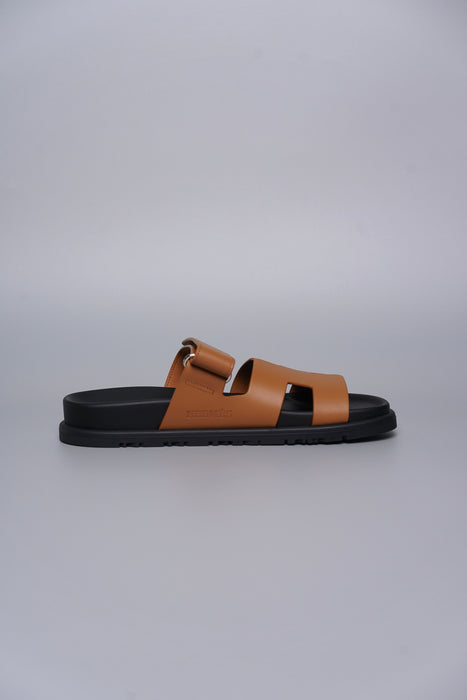 Hermes Chypre Sandal in Tan Size 36 (Brand New)