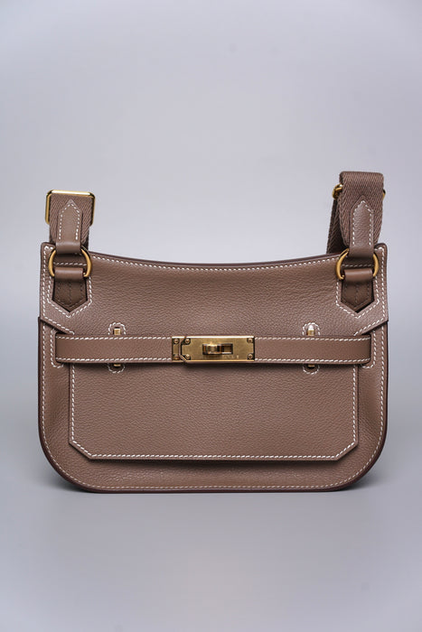 Hermes Mini Jypsiere in Etoupe Evercolor Ghw (Brand New)