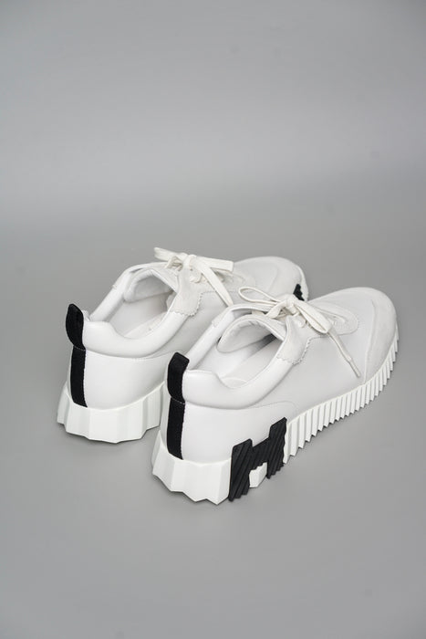 Hermes Bouncing Sneaker in Blanc Size 42 (Brand New)