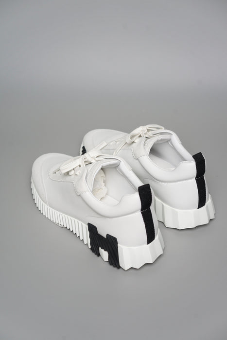 Hermes Bouncing Sneaker in Blanc Size 42 (Brand New)