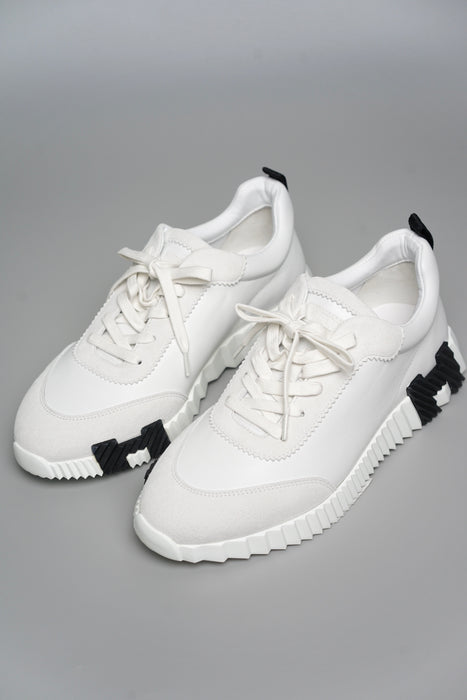 Hermes Bouncing Sneaker in Blanc Size 42 (Brand New)