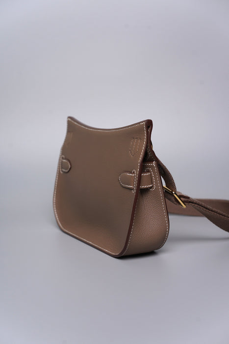 Hermes Mini Jypsiere in Etoupe Evercolor Ghw (Brand New)