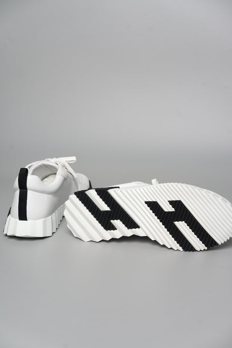 Hermes Bouncing Sneaker in Blanc Size 42 (Brand New)