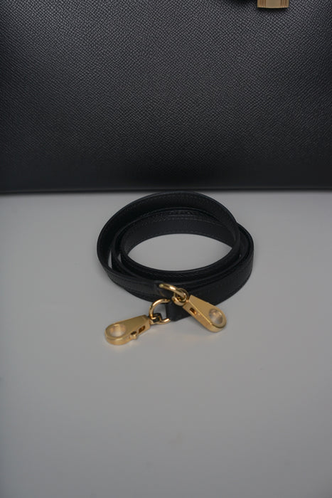 Hermes Kelly II Sellier 28 in Noir Epsom Phw