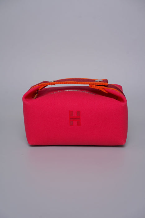 Hermes Bride-A-Brac PM Case in Hibiscus Phw (Brand New)