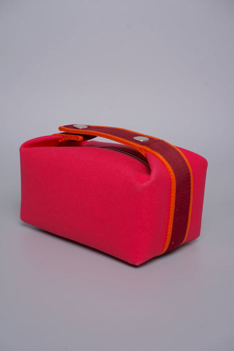 Hermes Bride-A-Brac PM Case in Hibiscus Phw (Brand New)