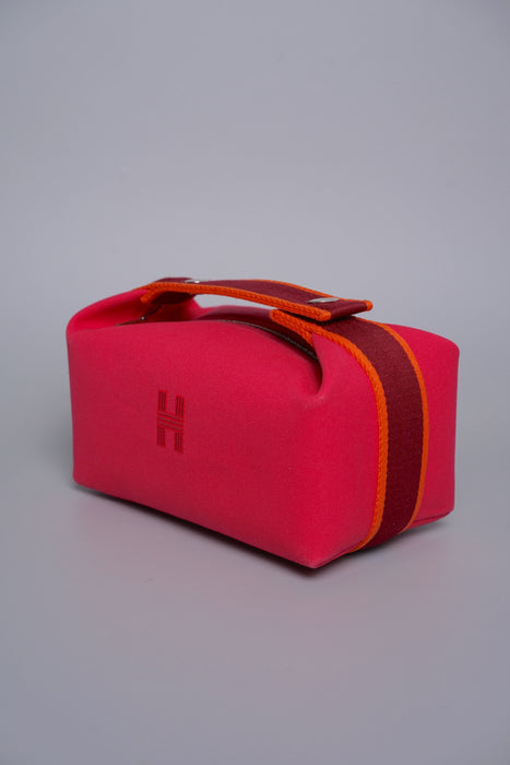 Hermes Bride-A-Brac PM Case in Hibiscus Phw (Brand New)