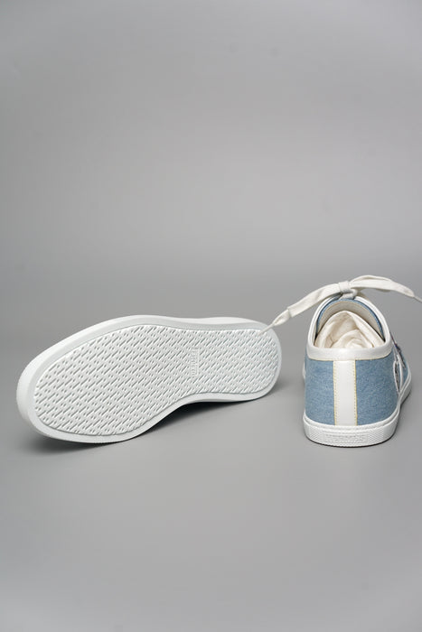 Hermes Innocent Denim Sneaker in Bleu Clair / Blanc Size 39 (Brand New)