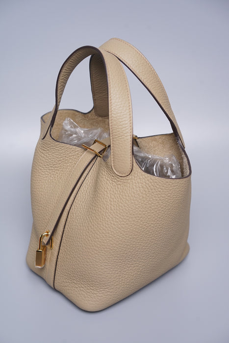 Hermes Picotin 18 in Trench Ghw (Brand New)