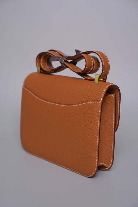 Hermes Constance 24-1 in Gold Epsom Ghw