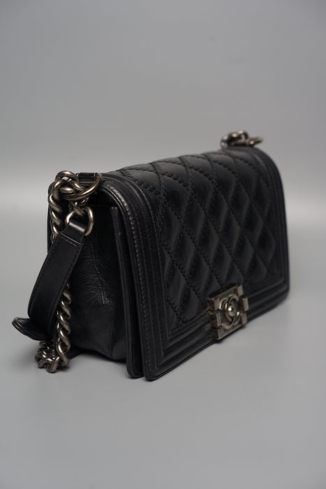 Chanel Boy 25 in Black