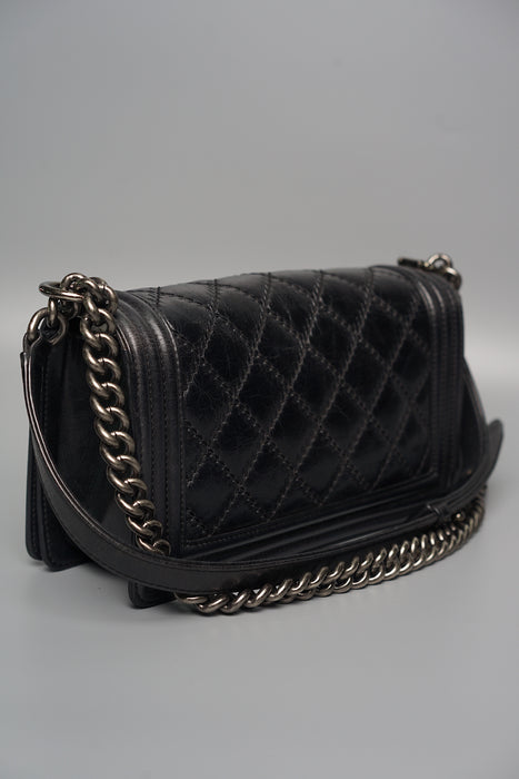 Chanel Boy 25 in Black