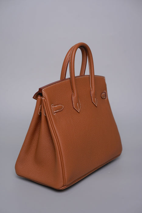 Hermes Birkin 25 in Gold Togo Ghw (Brand New)