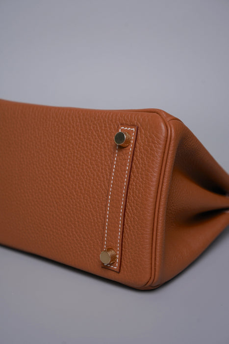Hermes Birkin 25 in Gold Togo Ghw (Brand New)