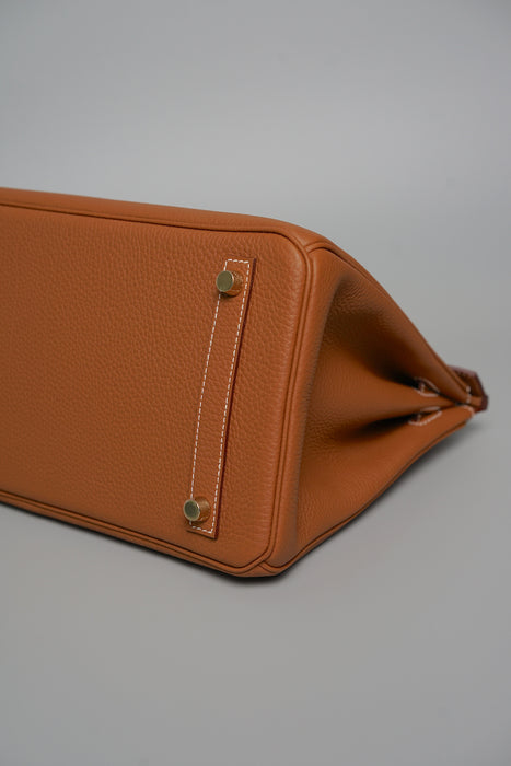 Hermes Birkin 30 in Gold Togo Ghw (Brand New)