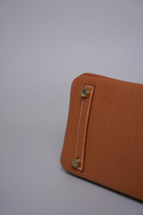 Hermes Birkin 25 in Gold Togo Ghw (Brand New)