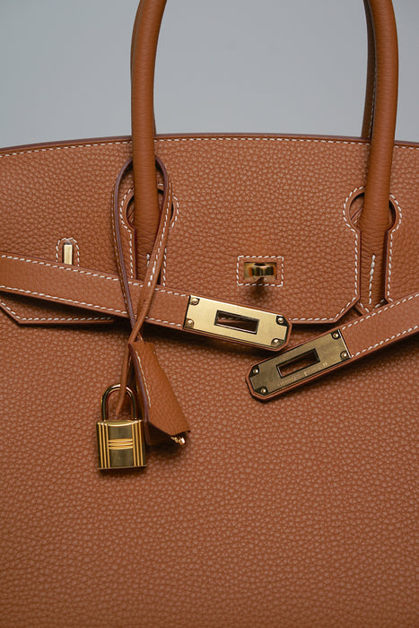 Hermes Birkin 30 in Gold Togo Ghw (Brand New)