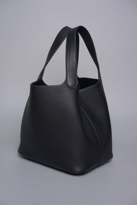 Hermes Picotin 22 in Noir Ghw