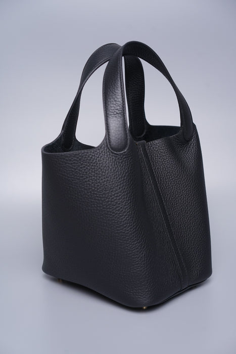 Hermes Picotin 18 in Black Ghw (Brand New)