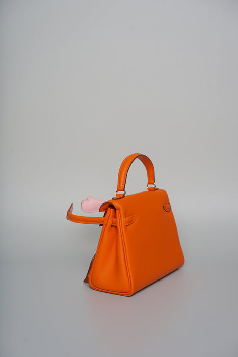 Hermes Kelly Dole in Orange / Sakura Ghw (Brand New)