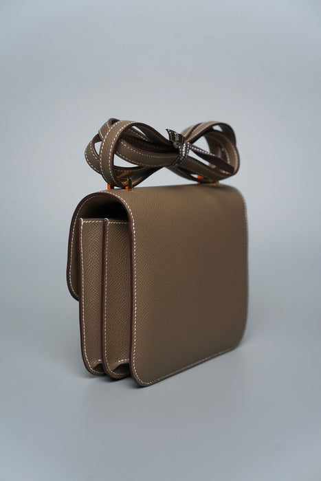 Hermes Constance 18 in Etoupe Epsom Ghw (Brand New)