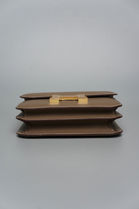 Hermes Constance 18 in Etoupe Epsom Ghw (Brand New)