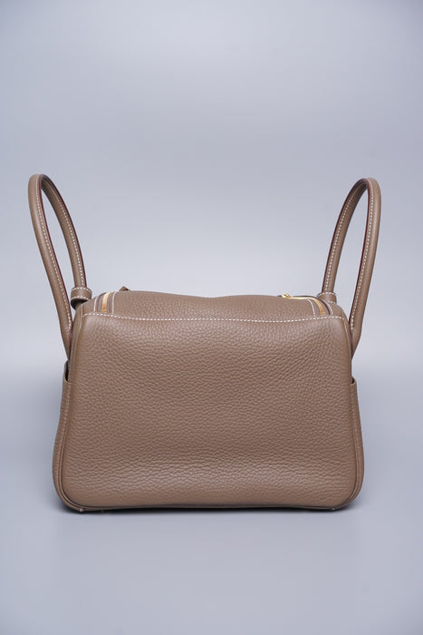 Hermes Lindy 26 in Etoupe Ghw (Brand New)