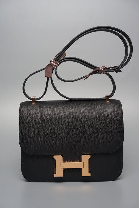 Hermes Constance 18 in Black Rghw (Brand New)