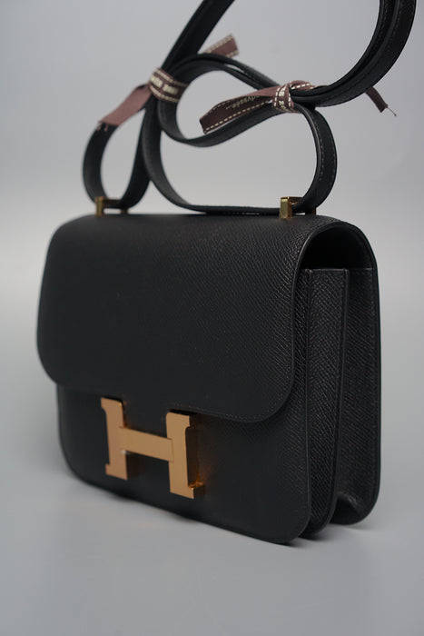 Hermes Constance 18 in Black Rghw (Brand New)