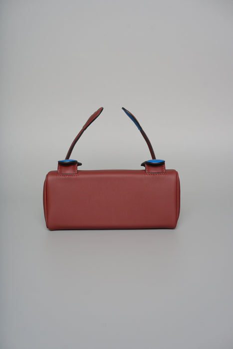 Hermes Kelly Dole in Rouge H / Zanzibar Phw (Brand New)