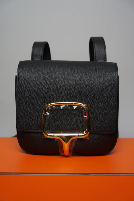 Hermes Della Cavalleria Mini in Noir Ghw (Brand New)
