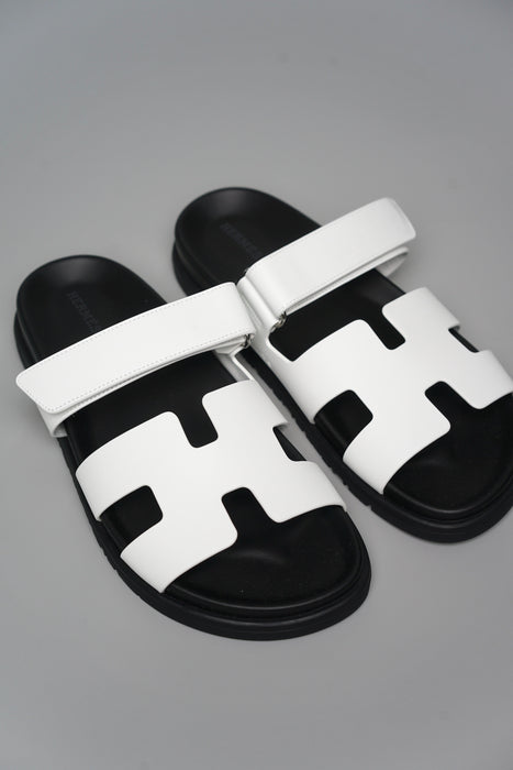 Hermes Chypre Sandal in White Size 40.5 (Brand New)