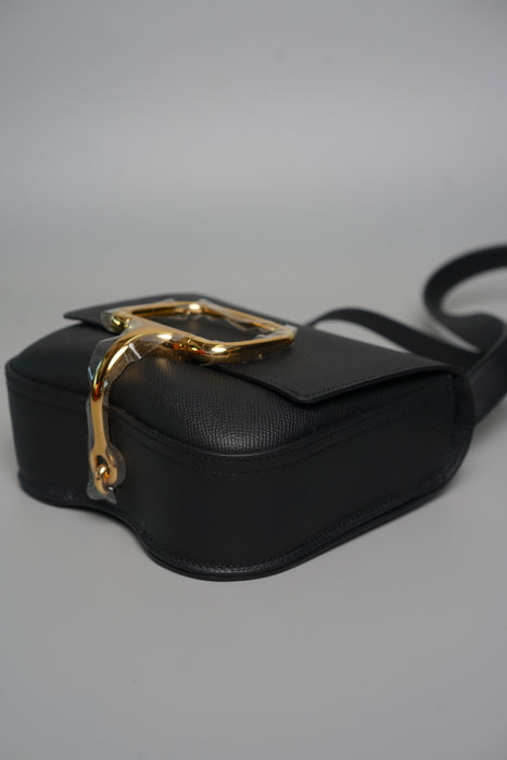 Hermes Della Cavalleria Mini in Noir Ghw (Brand New)